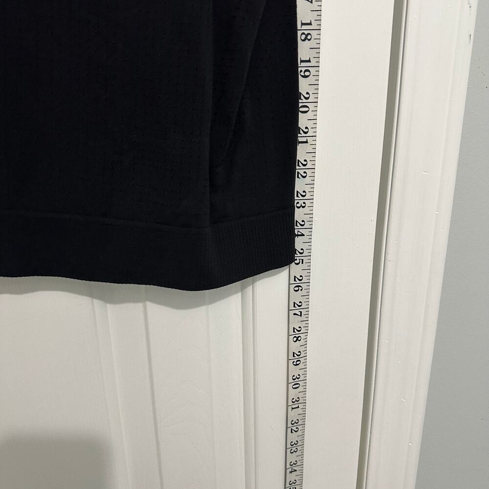 Fabletics Performance Seamless Workout Tee Xl Bla… - image 6